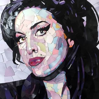 Amy Winehouse in vinyl2 105x70cm