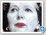 Miss UK 1979-90: ceramic mosaic 92x62cm